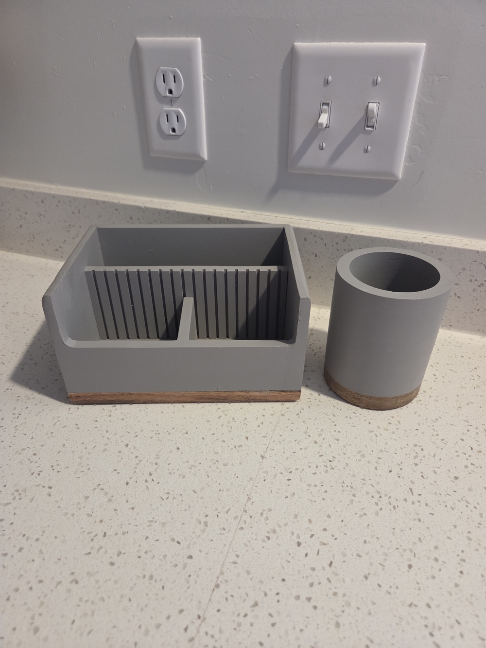 New Desk Wood Organizer Set